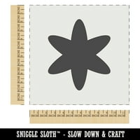 Asterisk simbol DIY Cookie Wall Craft šablon