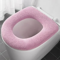 Kupatilo meka deblji toplija rastezljiva tkanina za pranje toaletni sjedala pokrivači stil 5