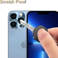 [Pack] Zaštitnik leka fotoaparata, legura metalna poklopac kamere sa 3D 9h tvrdoćom aluminijskim metalnim leće filmom Kompatibilan je s iPhone Pro Pro ma