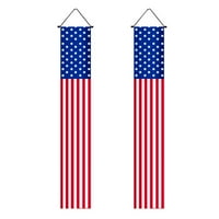 Dan nezavisnosti Spojini dekoracija za zavjese za zavjese za zavjese zastava za zastavu Ovjes Američki