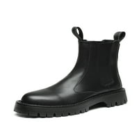 Woobling muške radne cipele Vodootporne elastične čizme Platforma Chelsea Boot Office protiv klizanja