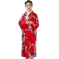 Girls FVWitlyh haljine dječje odjeće za djecu za djecu japanske ogrtačke djevojke dječje dječje dječje djevojke 5- godina