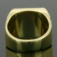 Forever dragulji 2ct okrugli rez Moissanitni angažman klasterski prsten 14k žuto pozlaćeno