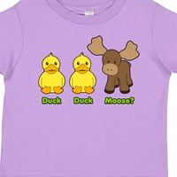 Inktastična patka patka Moose? Poklon mališač majica majica ili toddler djevojka