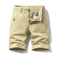 Simplmasygeni muški kratke hlače Ljeto Atletski teretni kratke hlače Multi džep teretni hlače labave pantalone ravno hlače za noge