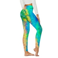 Jsaierl ženske joge hlače kompresivna nogavica vežbanje visoke struk hlače Stretch Butt Lift pantalone meke visoke duge hlače