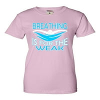 Ženski disanje je za slabu smiješnu majicu plivača