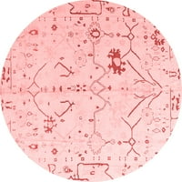 Ahgly Stroj za upotrebu u zatvorenom okruglom okruglim punim crvenim prostirkama, 5 'kruga