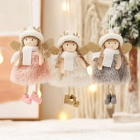 Božićni anđeo plišani lutka Privjesak Xmas Drvo viseći ukrasi Party Decoration