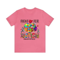 Borba za informisanje o autizmu Spolna neutralna grafička grafička majica