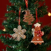 Ayyufe božićni ukras crtani dizajn Snowflake Multi-Style Fino izrada otporni na svečane ukras pribor