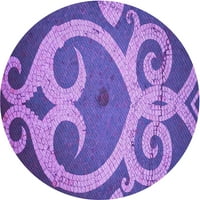 Ahgly Company u zatvorenom okruglom uzorkovima ljubičasti ametist Purple Prostirke, 6 'Round