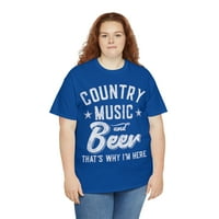 Zemlja muzika i pivo zato sam i ovdje ujedini grafičku majicu, veličina S-5XL