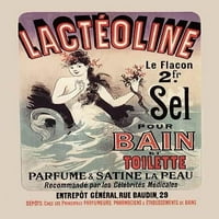 Lacteoline - Medicinski oglasi za sirenu. Medicina su soli za kupanje, mirisni spoj mineralnih soli