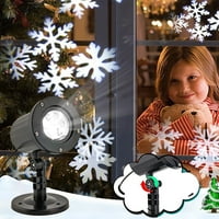 Cuhas LED svjetla Halloween Snow Fall Projektor, Božićno svjetlo za snijeg, Snow Falling projektor Svjetiljka Dynamic-SNOW efekt reflektora