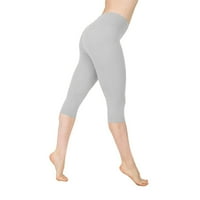 SHPWFBE gamaše za žene Dukserice Žene Labavi anti ekspozicija apsorpcija Duks propusnost elastičnost ultra trčanje fitness yoga hlače siva 3xl