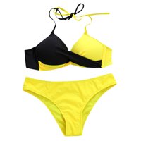 IOPQO kupaći kostimi Tankenis set Coversuit CoverUp za žene ženski podstavljeni push-up grudnjak bikini