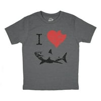 Djeca 'Volim majicu Sharks Majica Classic Youth Shark Bite majica Shark Tee - L