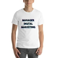 Tri Color Manager digitalni marketing pamučna majica kratkih rukava po nedefiniranim poklonima