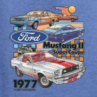 Divlji Bobby, Ford Mustang II Supercoupe automobili i kamioni Muškarci Grafički tee, Vintage Heather