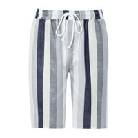 Xiuh teretne hlače Žene Striped Prints Ravne hlače Kataložne ležerne kaznene pantalone za žene za žene