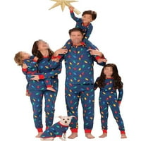 MA & Baby podudaranje božićne pidžame set za porodičnu kulicu za spavanje PJS postavio božićnu odjeću noć