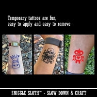 Ljubav Moja klasa A Latte Water Otporna na privremenu tetovažu postavlja lažnu umjetničku kolekciju