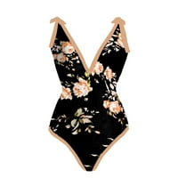 Ocivier Womens kupaći kostim s bikini Wrap Haljinom cvjetni print kupaći kostim s dva kupaći kostim