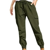 Čvrsti konusni teretni puknet za punjenje pantalone ljetne casual vanjske hlače sa džepom 1-armijski