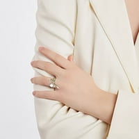Prstenovi za žene Jednostavan elegantan i izvrstan dizajnerski prstenovi pogodni su za razne prilike