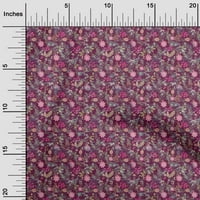 Onuone pamučna svila tamna magenta tkanina batik šivaći materijal za tisak tkanina sa dvorištem široko