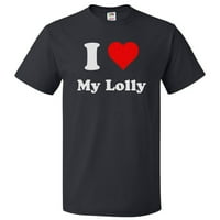 Volim moju majicu, srce moj poklon za lolly tee