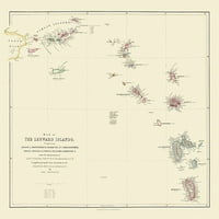 Karipski leedski otoci Djevičanska ostrva Poster Print Stanford Stanford # Itle0001