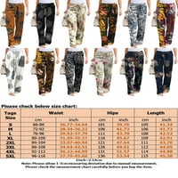 Beiwei Women Loot Fit High Sheist Loungewear lišće Štampani salon Palazzo Pant Damen Floral Print Plaža Dno je tamno plave s