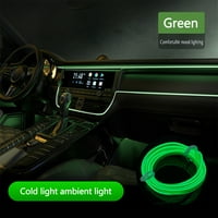 Loopsun Car Hladno svjetlo Atmosfera svjetiljka Unutrašnje svjetlo Vodič LED atmosferska svjetiljka EL Svjetlosni brojila + žičana diska Univerzalna auto ukrasna lampica