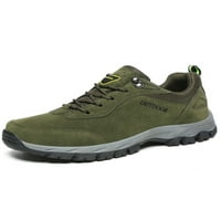 Harsuny muns jogging neklizajući hodni tenisice niske vrhunske cipele za planinarenje tragajući okrugli nožnog sudara zelena 8