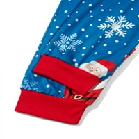Podudarni obiteljski božićnici na pidžami setovi na kapuljačom Elk Antler s kapuljačom za zatvarače