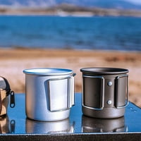 Vanjski kamp sklopivi male čajne čajne šalice prijenosne ultra lagane aluminijske čaše kampiranja piknik kafe šalice mini šalice vakuumske čaše