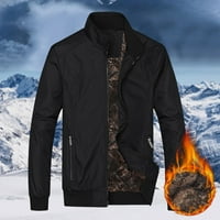 Muška jakna za flanel Zimska sportska jakna na otvorenom patentni zatvarač Kardigan postolje za ovratnik