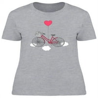Valentinovo za bicikle dizajn majica za životinje žene -Image by shutterstock, ženska XX-velika