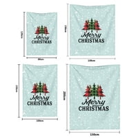 Prilagođeno božićno bacanje pokrivač božićne flanelne pokrivač Lagani pokrivač za dnevnu sobu spavaću