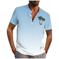 Feternal Havajska majica za muškarce, muške vintage gumb dolje košulje za kuglanje kratki rukav ljetni
