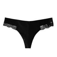 Donje rublje Žene Bikini pamučni sportovi Thong Prozračne kratke gaćice