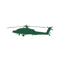 - Apache naljepnica naljepnica Die Cut - samoljepljivi vinil - Vremenska zaštitna - izrađena u SAD - Mnogo boja i veličina - AH napadački helikopter model 77