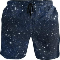 Fupoqi Muška plaža Swim trunks Galaxy Stars Stars Starry Universe Night Sky Boxer kupaći kostim donje