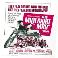 Mini suknja Mob Filmovi Poster Art Poster Višebojni Square Odrasli Zapadna grafika