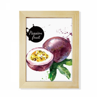 Passion Fruit ukusan Zdrava akvarel Desktop ukrašena fotografija okvir Display Art Slikarstvo Drveni