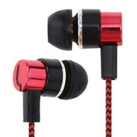 Prijenosni kompaktni stabilni izdržljiv zvučni zvučni slušalice Lagane pletenice za ožičenje u ušima