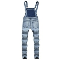Corashan muns hlače Ležerne muške traperice Perilice Općenito Jumpsit Streetwear Pocket Suspender Hlače