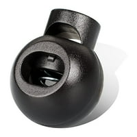 Wozhidaoke konopce za zaključavanje klip završava okrugla lopta oblika za prtljag za prtljag kliznik za klizanje i zanat i pribor crna 15,5 * 12 * crna